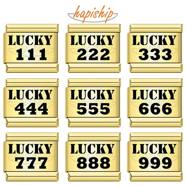 Lucky Number  0 1 2 3 4 5 6 7 8 9 DJ2401-Gold