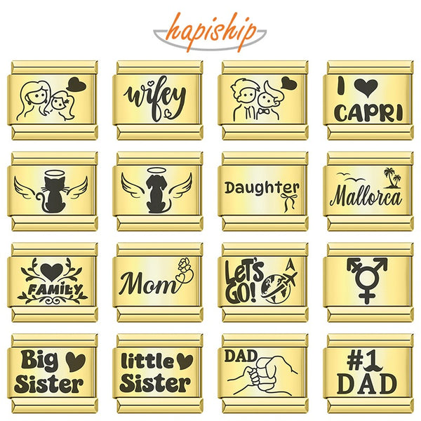 DAD Wife Daughter Sister DJ2079-Gold