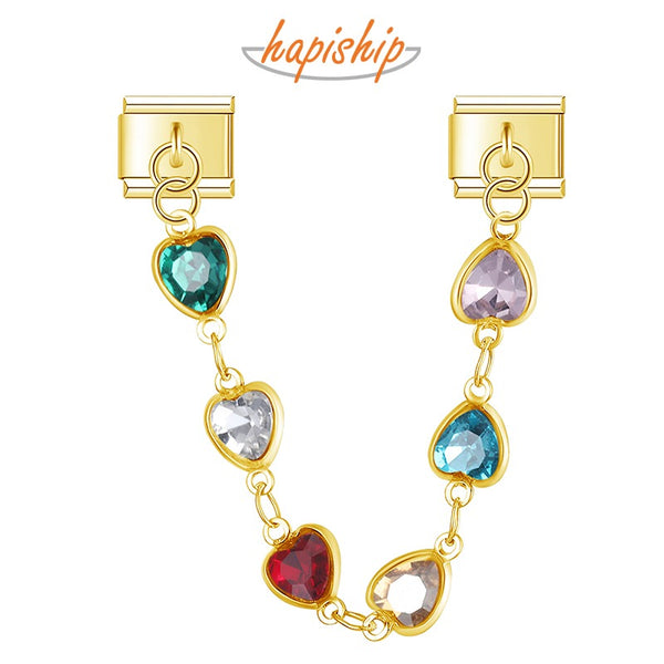 Heart Square Round Star Shiny Chain DJ1693