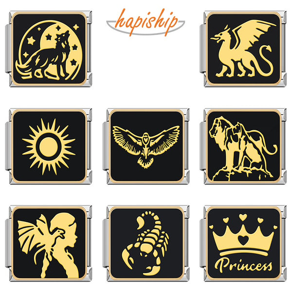 Black Princess Scorpion Wolf Dragon DJ1749