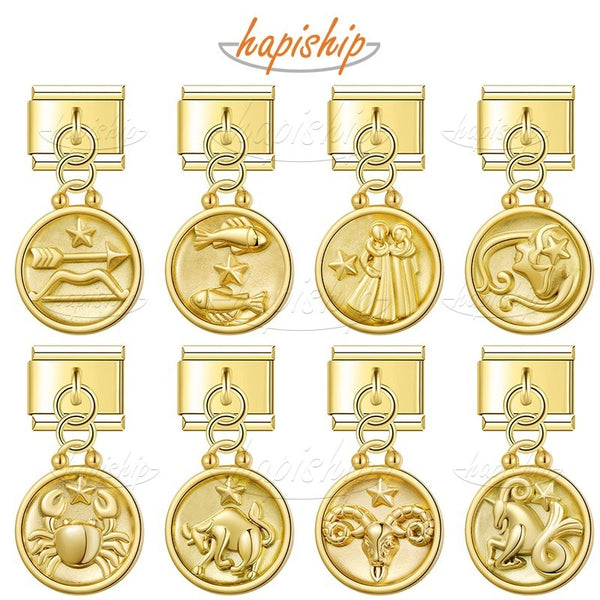 Golden 12 Zodiac Signs Constellation DJ1485