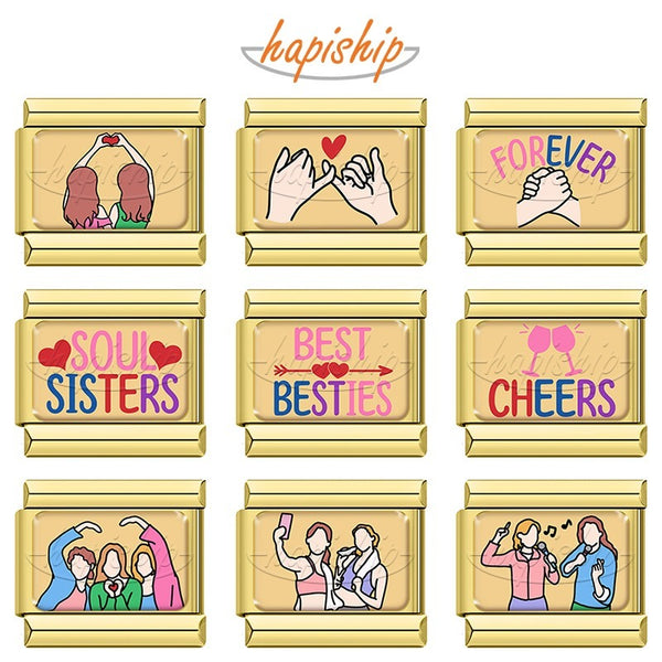 Golden Forever Friendship Cheers  TZ018-Gold