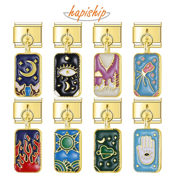 Tarot Starry Moon Eye Heart DJ1589