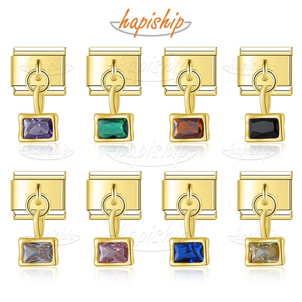 Rectangle Colored Zircon DJ2302