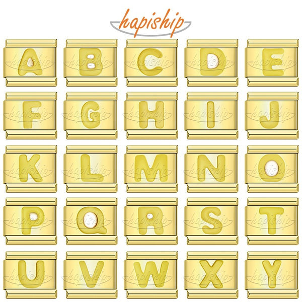 Golden Yellow 26 Letter DJ2027