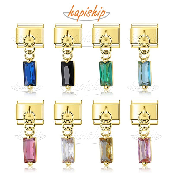 Colored Zircon Rectangular  DJ2305