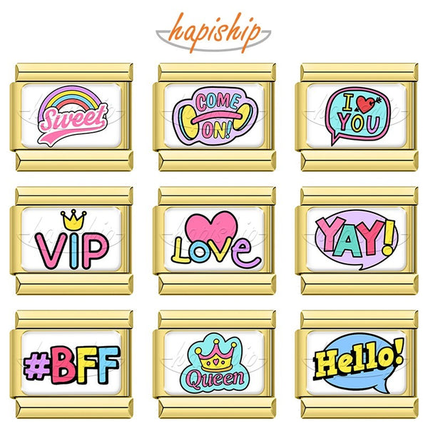 Golden Colored Hope Love Queen TZ022-Gold