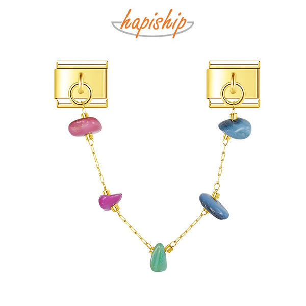 Colorful Irregular Gem Chain DJ1683