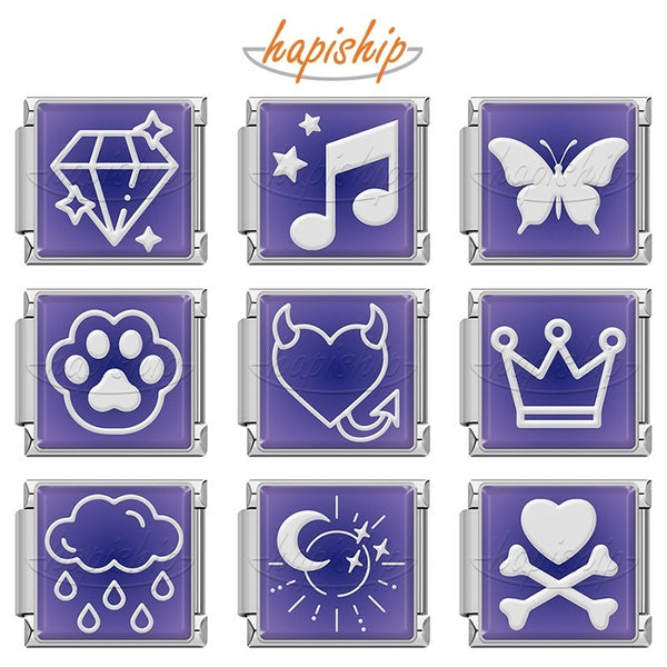 Butterfly Crown Moon Star  TZ206-Silver