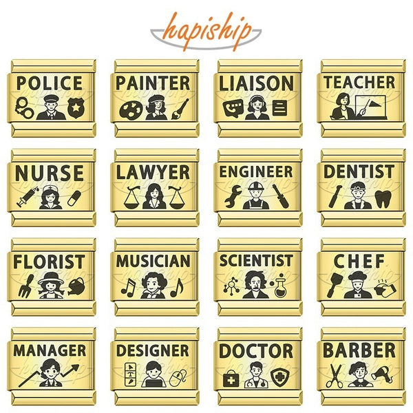 Doctor Barber Designer Nurse Chef DJ2076-Gold