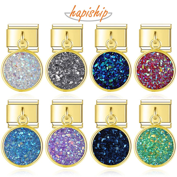 Round Shiny Sparkling  DJ1553