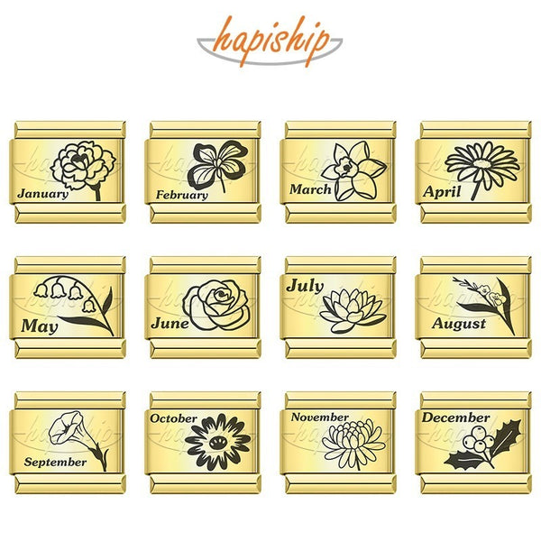 Golden 12 Month Flower DJ2082-Gold