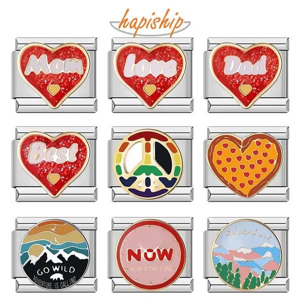 Hapiship Heart Mom Dad Beast Round DJ666-C