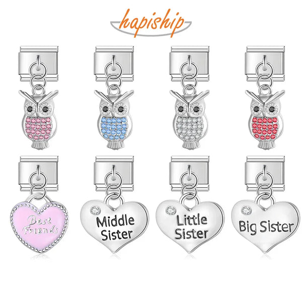 Hapiship Heart Sister Owl Shiny DJ654