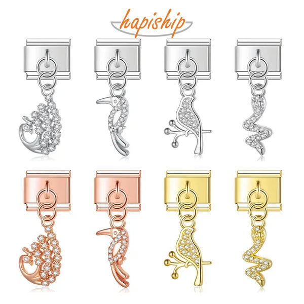 Hapiship Peacock Bird Woodpecker Snake DJ618