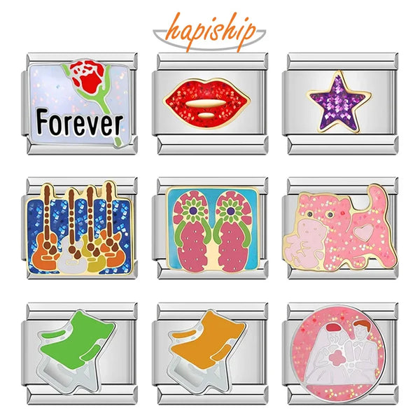 Hapiship Cat Star Guitar Slippers DJ644-B