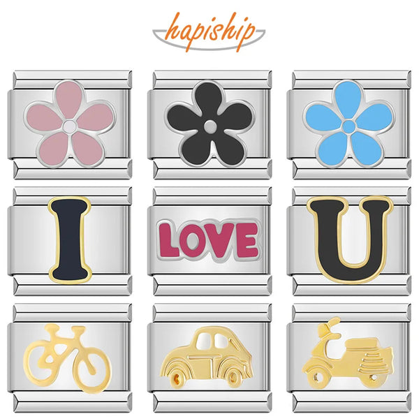 Hapiship Lovely I Love You Flower Bike Car DJ1142