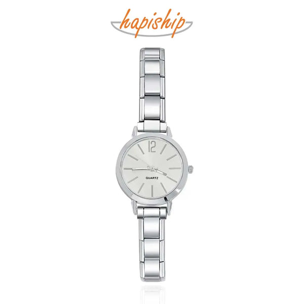 Hapiship Round Simple Watch Bracelet Bangle G024