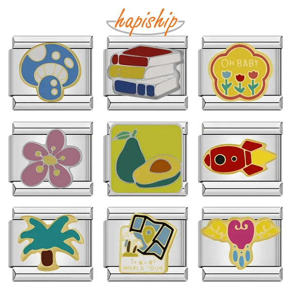 Hapiship Mushroom Avocado Flower Book DJ772