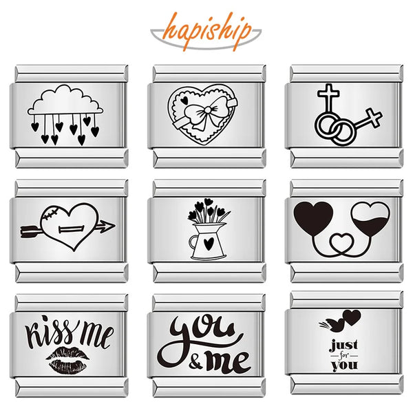 Hapiship Stainless Steel Princess Smile Wolf DJ920-B