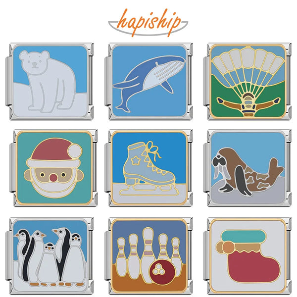 Hapiship Penguins Seals Whales Ice-skating DJ1096-B