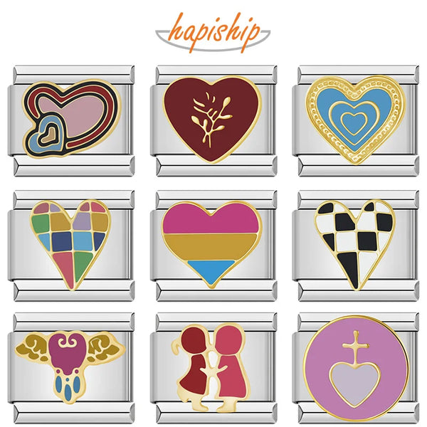 Hapiship Popular Glaze Romantic Heart Love DJ1105-B