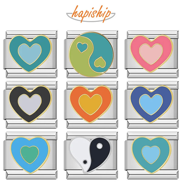 Hapiship Pretty Colors Romantic Heart Love DJ1139-B