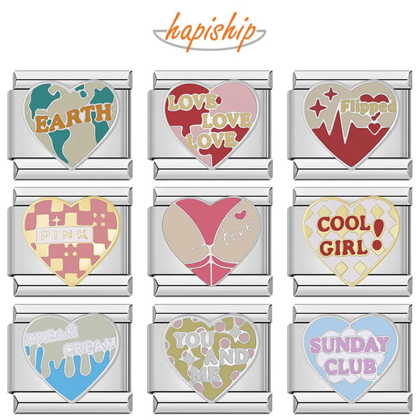 Hapiship Pretty Glaze Romantic Heart Love DJ1095-C