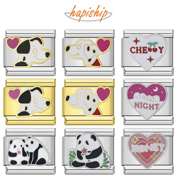 Hapiship Pretty Popular Dog Panda Heart DJ1096-A