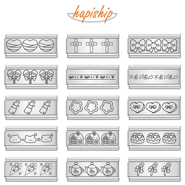 Hapiship Flower Heart Cross Cherry DJ1133