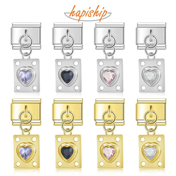 Hapiship Rectangle Heart DJ1037