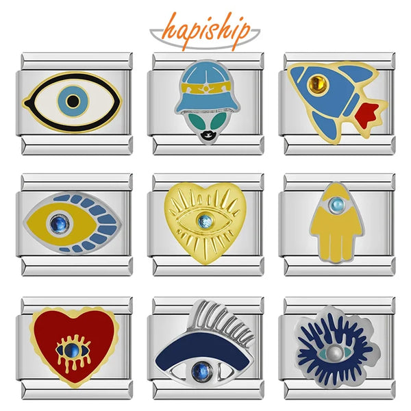 Hapiship Eye Alien Rocket Heart DJ754-B