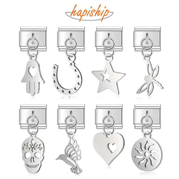 Hapiship Hand Sun Skull Birds Star Heart DJ167