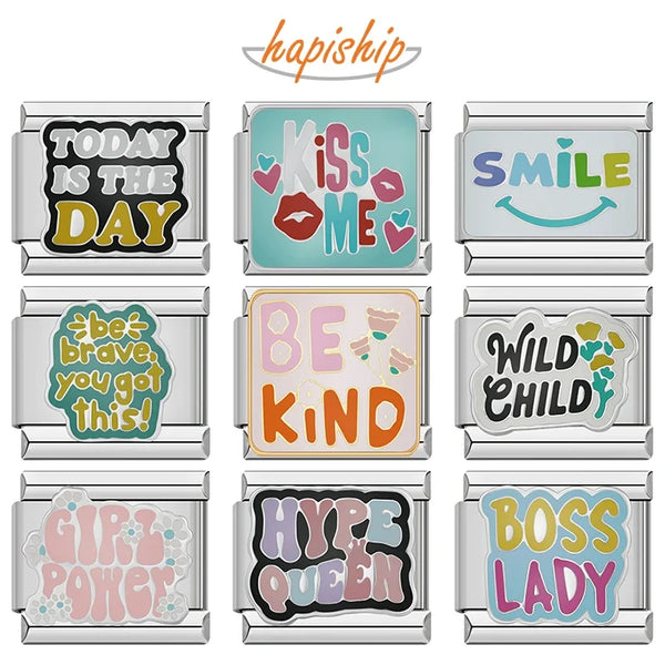 Hapiship Colorful Letter DJ1347-A