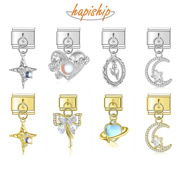 Hapiship Original Daisy Love Heart Moon Cross Butterfly DJ849
