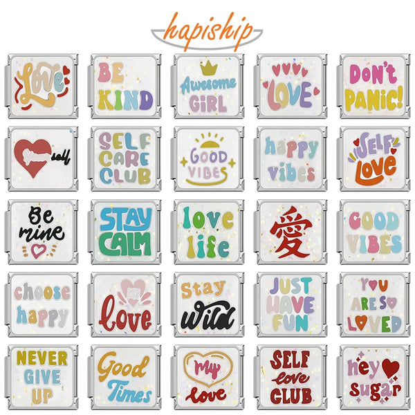 Hapiship Colourful Letter Love DJ1291