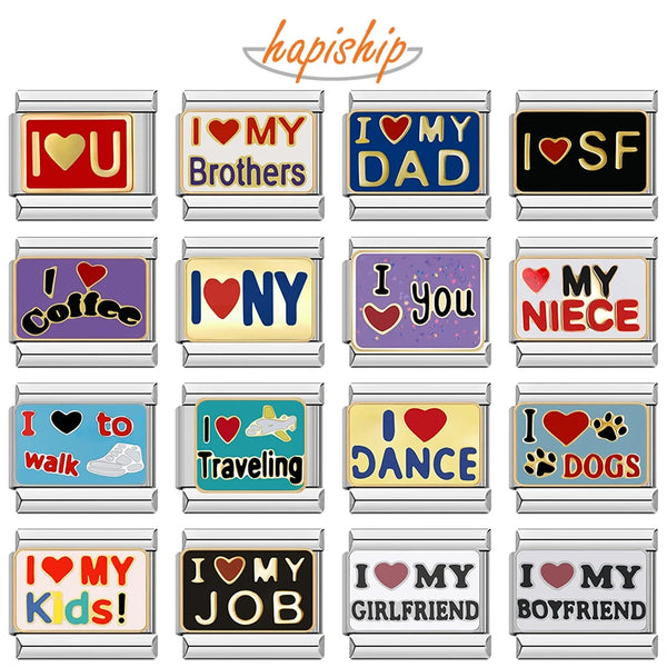 Hapiship I Love Dad Mum You Dog ZH024