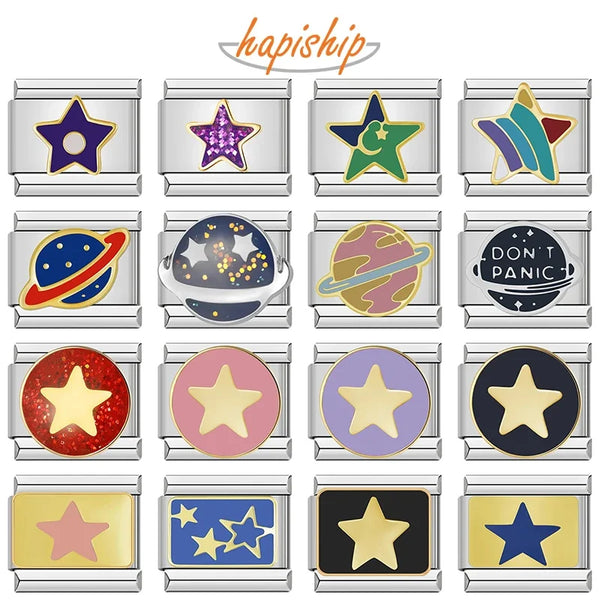 Hapiship Star Planetary Universe Italian Charms ZH028