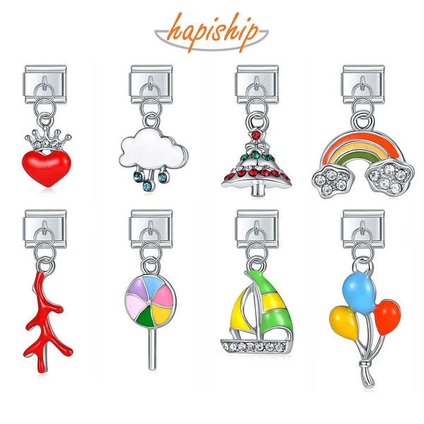 Hapiship Coral Sailboat Rainbow Lollipop DJ300