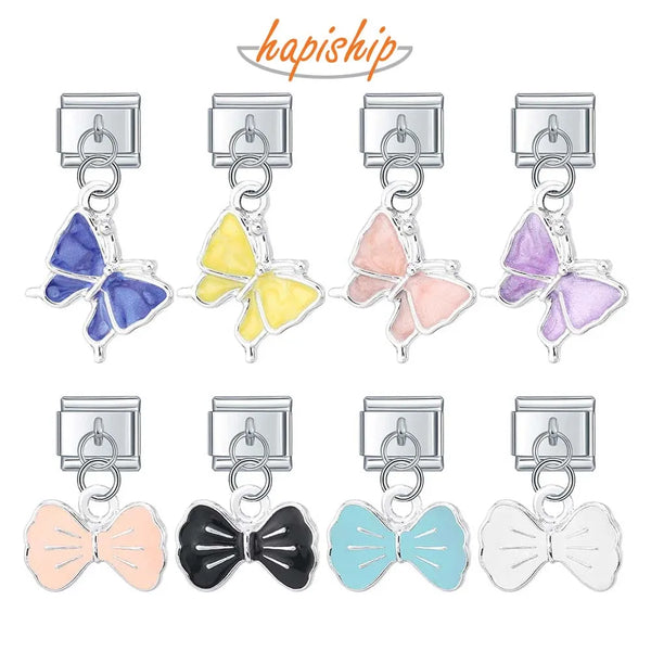 Hapiship Colour Glaze Butterfly Bowknot DJ437