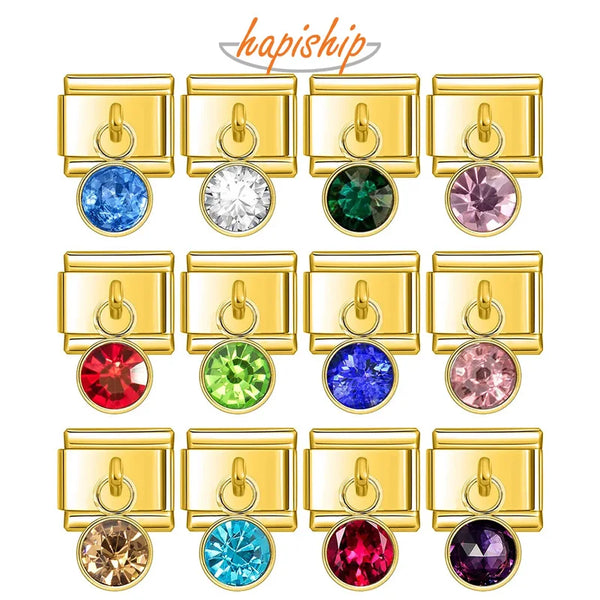 Hapiship Gold 12 Month Birthday Colour Shiny DJ402