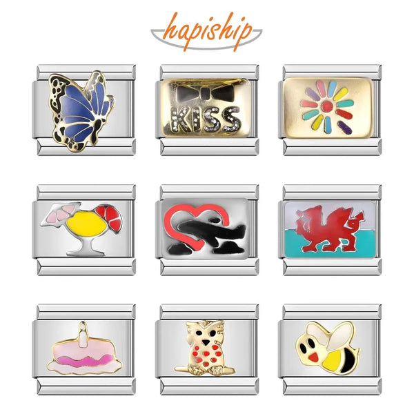 Hapiship Butterfly Cake Kiss Owl Bees Dinosaur DJ191