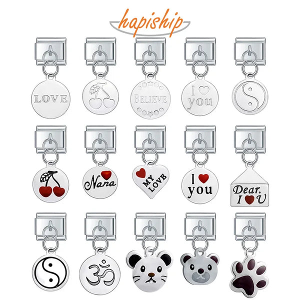 Hapiship I Love You Heart Flower Elephant DJ411