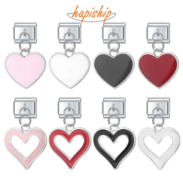 Hapiship Romantic Colour Glaze Heart Love DJ416