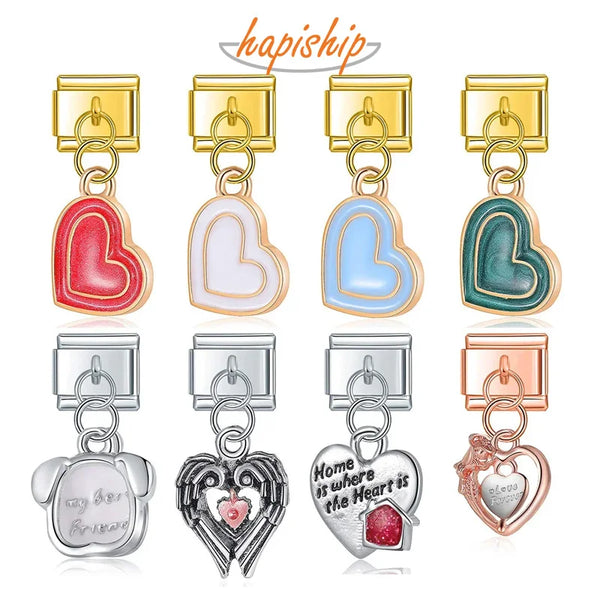 Hapiship Sweet Romantic Heart Flower DJ409