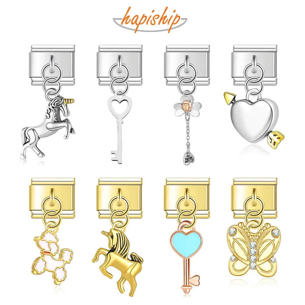 Hapiship Heart Horse Butterfly Key Dog DJTop36