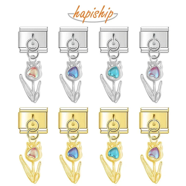 Tulip Flower Heart DJ1422