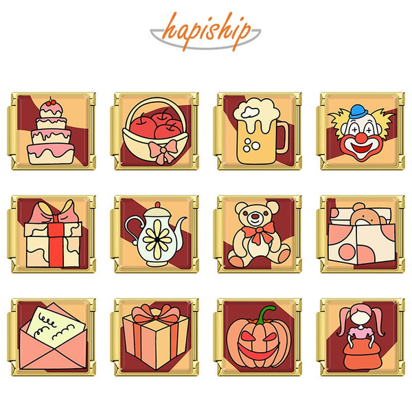 Cake Gift Pumpkin Girl Bear TZ137-Gold