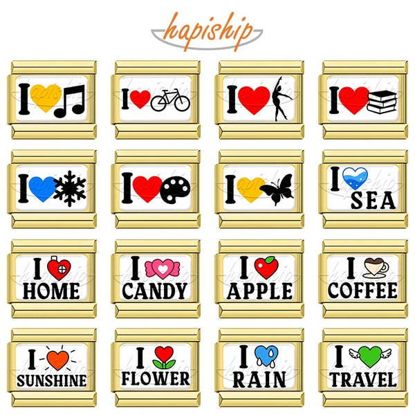 Golden I Love Travel Candy Music  TZ180-Gold