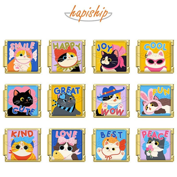 Golden Sweet Kind Happy Cat TZ187-Gold